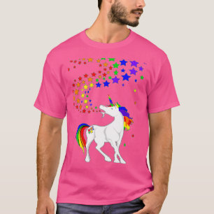 T-shirt Gay pride Unicorn Speing Rainbows Stars