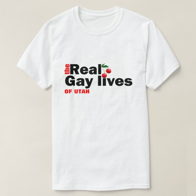 T-shirt Gay pride Utah (Design devant)
