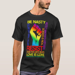 T-shirt Gay PrideResist LGBTQ Gay Flag Pride Unity Support
