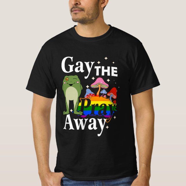 T-shirt Gay Priez pour LGBT Frog Égalité Les Gay pride (Devant)