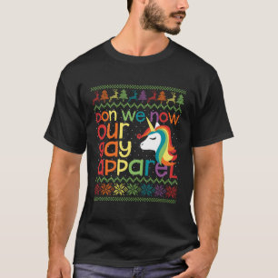 T-shirt Gay Rainbow Unicorn Don We Now Our Gay