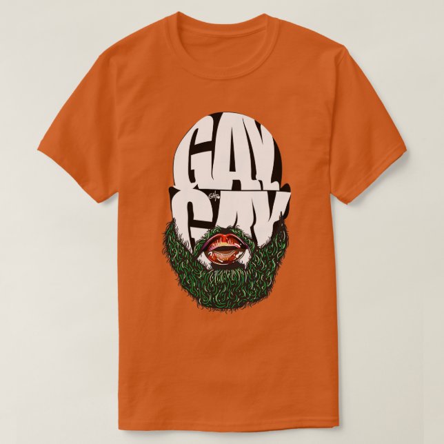 T-shirt GAY rose (Design devant)