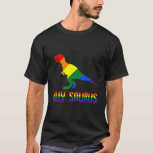 T-shirt Gay Saurus Lgbt Q Rex Pride Rainbow Ally