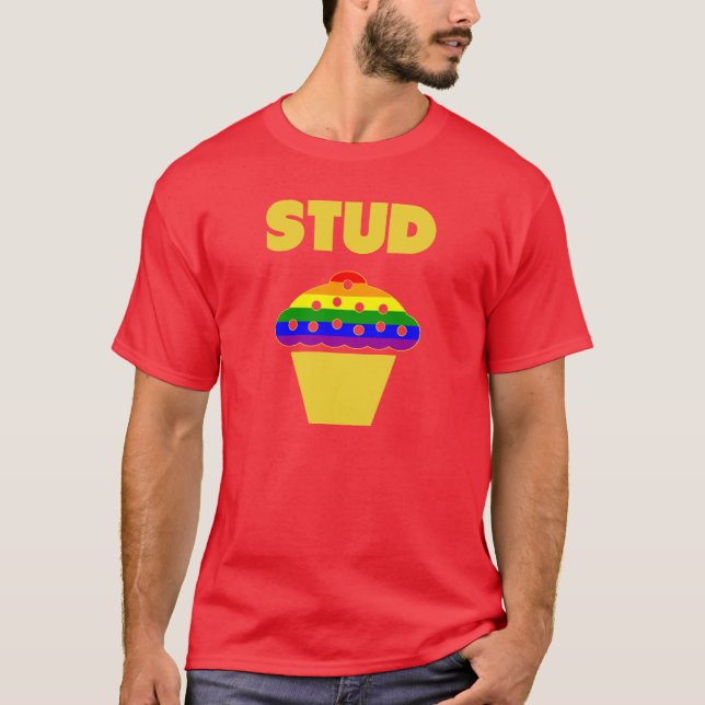 T-SHIRT GAY STUD MUFFIN (Devant)