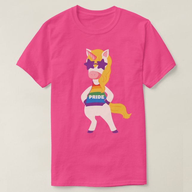 T-Shirt Gay Unicorn (Design devant)