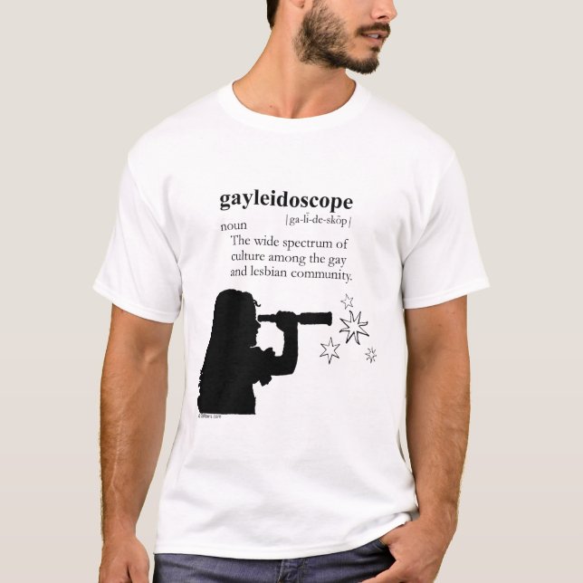 T-SHIRT GAYCALEIDOSCOPE (Devant)