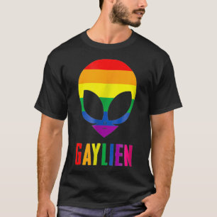 T-shirt Gaylien Funny Extraterrestrial Gay pride LGBTQ Te