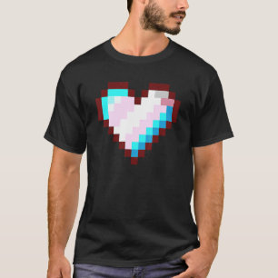 T-shirt Gaymer Lgbt Retro Pride Transgenre Gamer Pixel H