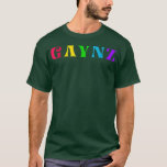 T-shirt Gaynz Gay Gym Sport Queer LGBQT Citation colorée<br><div class="desc">Gaynz Gay Gym Sport Queer LGBQT Citation colorée.</div>