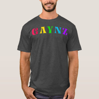 T-shirt Gaynz Gay Gym Sport Queer LGBQT Citation colorée