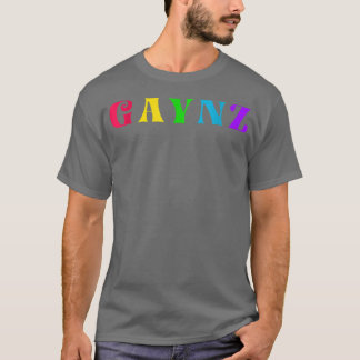 T-shirt Gaynz Gay Gym Sport Queer LGBQT Citation colorée