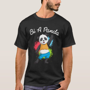 T-shirt Gaypride Bi Panda Bear LGBT Gay Lesbienne Bisexual
