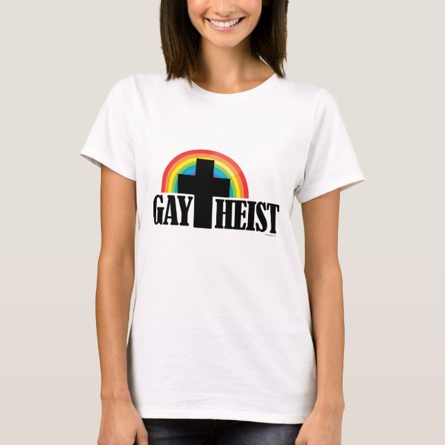 T-shirt Gaytheist (Devant)