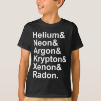 Gaz nobles Hélium Néon Argon Krypton Radon Xénon