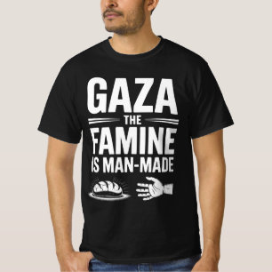 T-shirt Gaza : La famine est d'origine humaine Politique