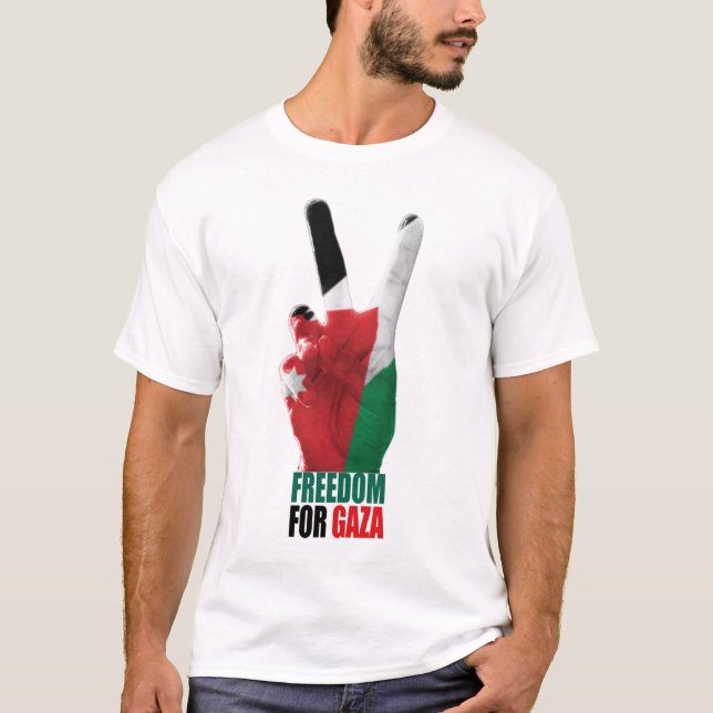 T-shirt Gaza libre MAINTENANT ! (Devant)