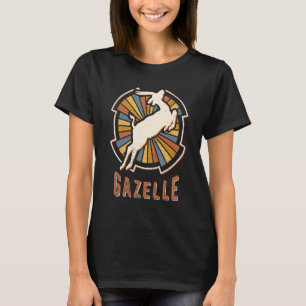 T-shirt Gazelle Vintage classique rétro amour animal