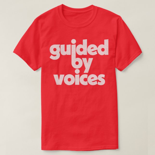 T-shirt GBV style défraîchi Typographie rétro Design 1 (Design devant)