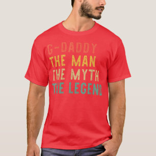 T-shirt GDaddy L'Homme Le Mythe La Légende Vintage Retro G