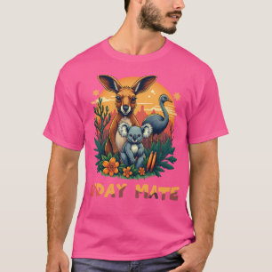 T-shirt G'Day Mate - Illustration de la faune australienne