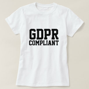 T-shirt GDPR conforme
