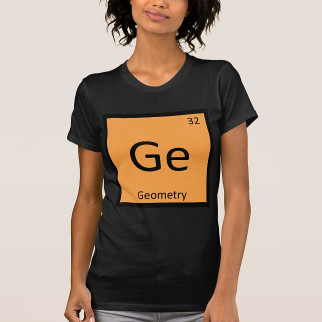 T-shirt Ge - Géométrie Math Chimie Symbole du tableau péri (Devant)