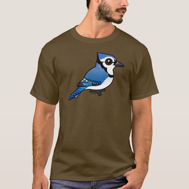 T-shirt Geai bleu de Birdorable (Devant)