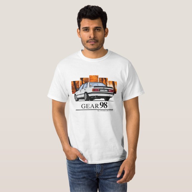 T-shirt Gear98 - E30 M50 (Devant entier)