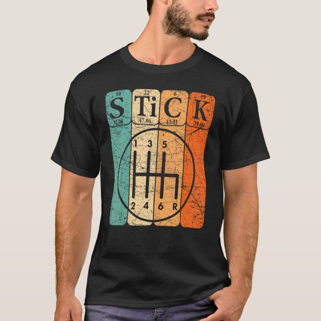 T-shirt Gearbo d'éléments de tableau périodique de transmi (Devant)