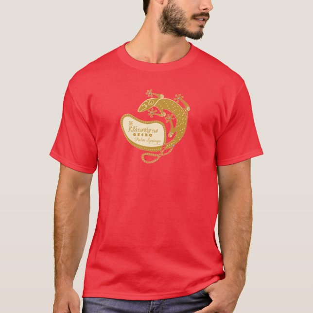 T-shirt Gecko de fausse pierre (Devant)