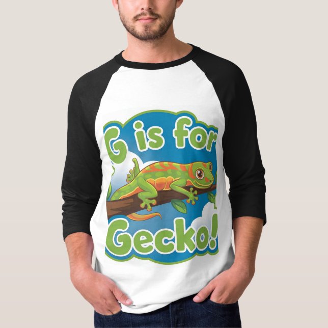 t-shirt gecko design (Devant)