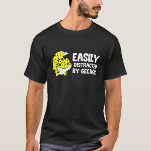 T-shirt Gecko Facilement Distrait Par Geckos