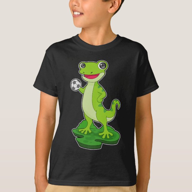 T-shirt Gecko Handball player Handball (Devant)