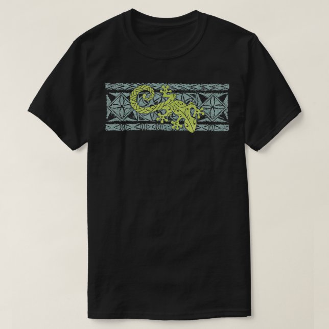 T-shirt Gecko Hawaïen vintage (Design devant)