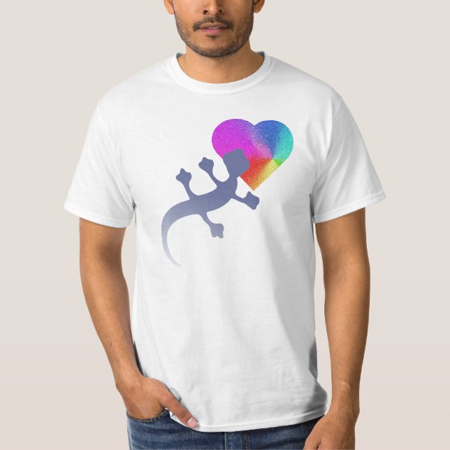 T-shirt Gecko Heart (Devant)