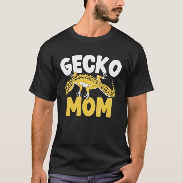 T-shirt Gecko Mom Reptile Leopard Gecko  Lizard  1 (Devant)