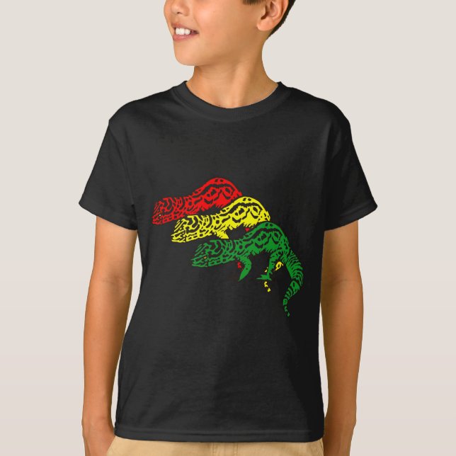 T-shirt Geckos de Rasta (Devant)