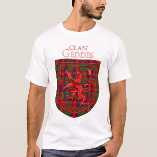 T-shirt Geddes Tartan Scottish Plaid Lion Rampant
