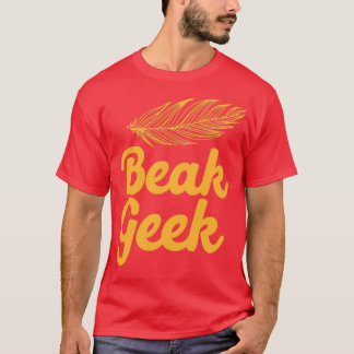 T-shirt Geek à bec avec plume