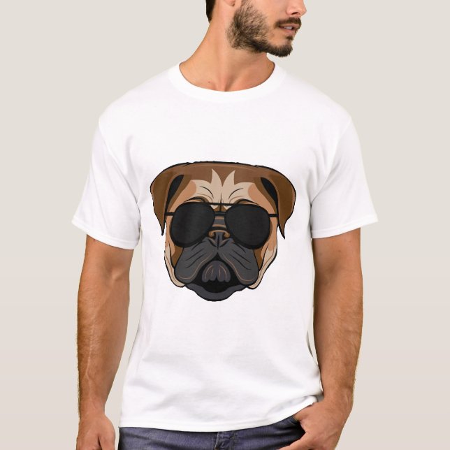 T-shirt Géek Bulldog (Devant)