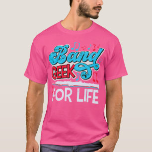 T-shirt Geek De Bande Pour La Vie Marching Bande Flûtiste 