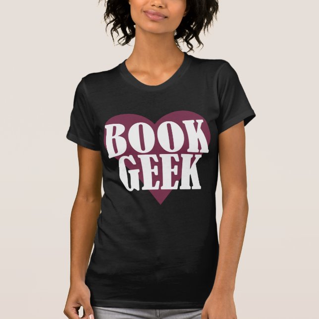 T-shirt Geek de livre (Devant)