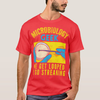 T-shirt Geek de microbiologie