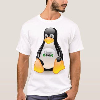 T-shirt Geek de Tux Linux