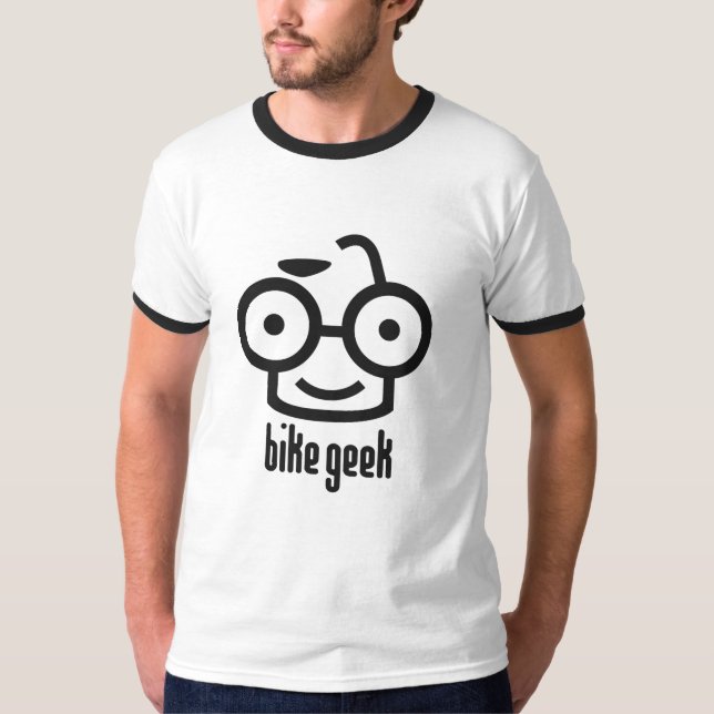 T-shirt Geek de vélo (Devant)