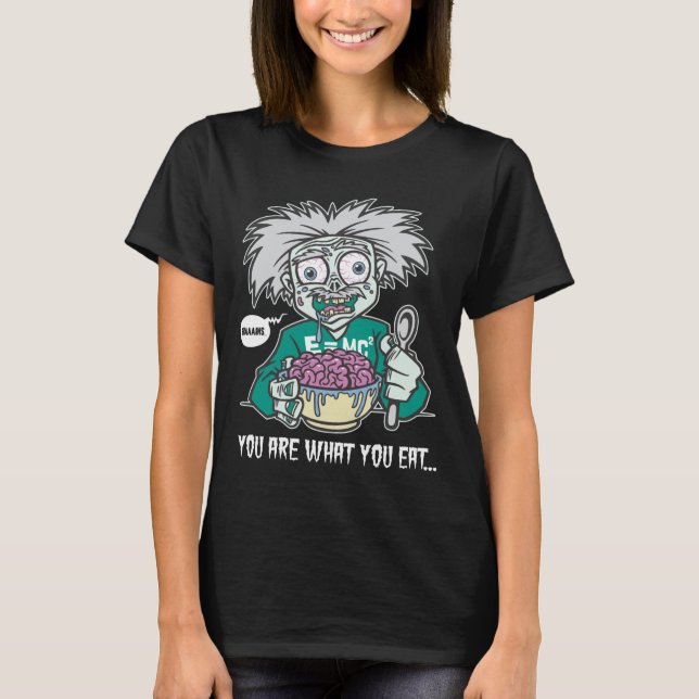 T-shirt Geek de zombi (Devant)