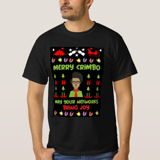 T-shirt Geek du département informatique Xmas (Devant)