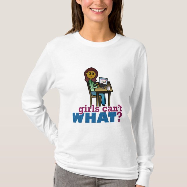 T-shirt Geek informatique - Sombre (Devant)