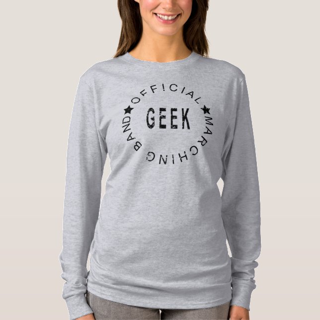 T-shirt Geek officiel de la bande Marching (Devant)