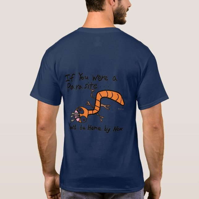 T-shirt Geek parasite (Dos)